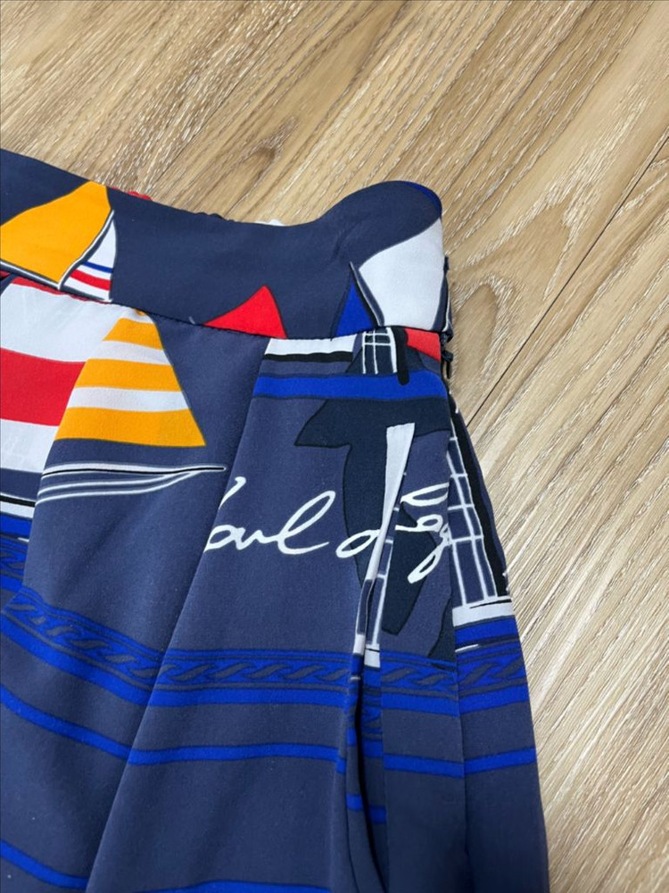 칼라거펠트 플리츠 롱 스커트 77 이미지