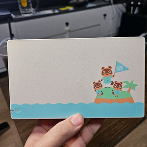 닌텐도 스위치 동물의 숲 에디션+범퍼 케이스+파우치