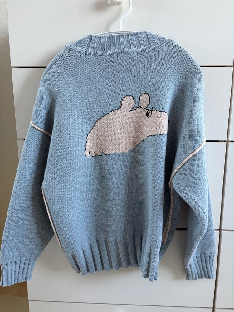 리미떼두두 베어가디건 140사이즈--3