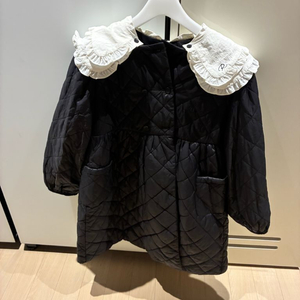 로아앤제인 퀄팅코트블랙145