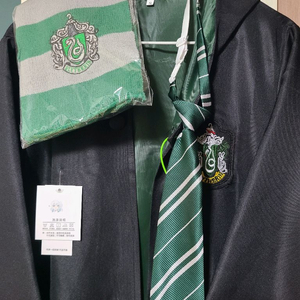 해리포터 슬리데린 코스프레 의상 세트