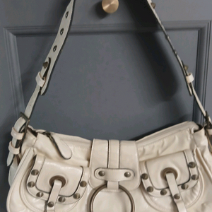 아이보리 숄더백