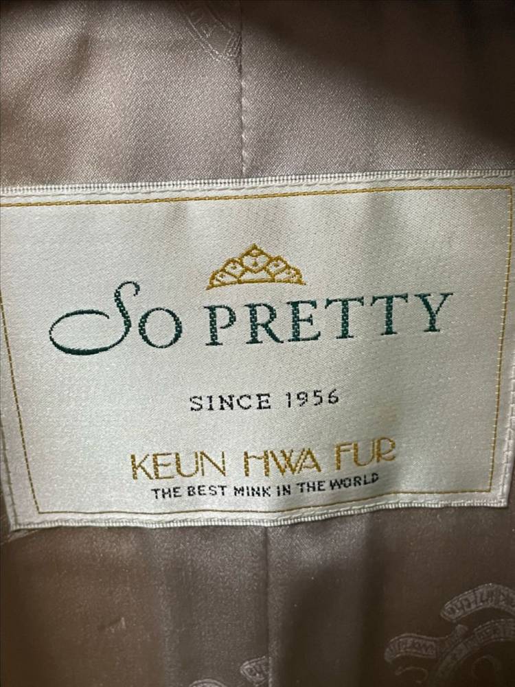 근화모피 밍크 코트 그레이--4
