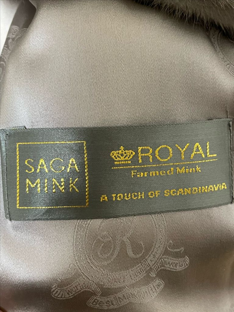 근화모피 밍크 코트 그레이--5