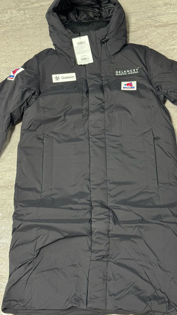 골드윈 코치 롱다운 자켓 블랙 90 이미지
