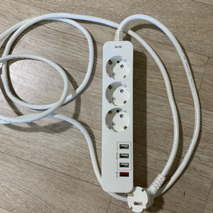 JAJU(자주) USB 4포트로 더 빠른 멀티탭 3구