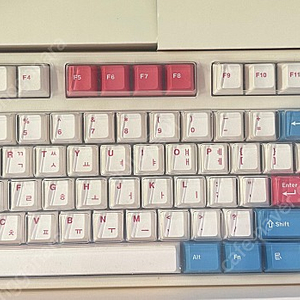 레오폴드 fc750rbt 코랄블루 저소음적축 키보드 팝니다