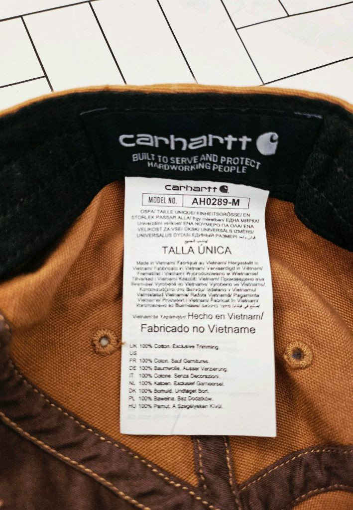 (남녀공용)칼하트 오데사 볼캡 브라운 야구모자 데일리볼캡--4