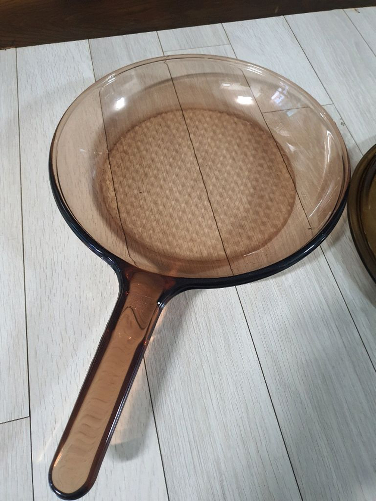 프랑스산 올드 코닝 글라스후라이팬--3