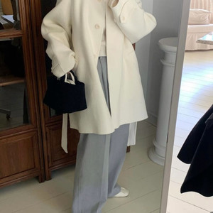 파우더 핸드메이드코트 새상품