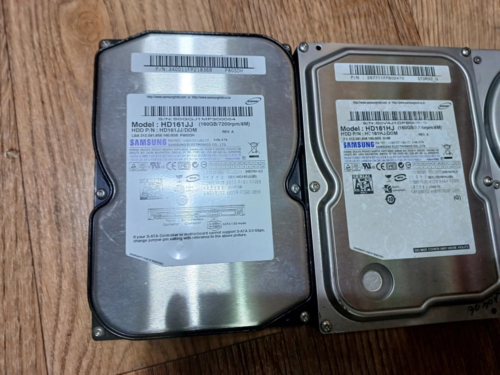 데스크탑 HDD 160GB SATA 3.5" 외장 CCTV 백업용 이미지