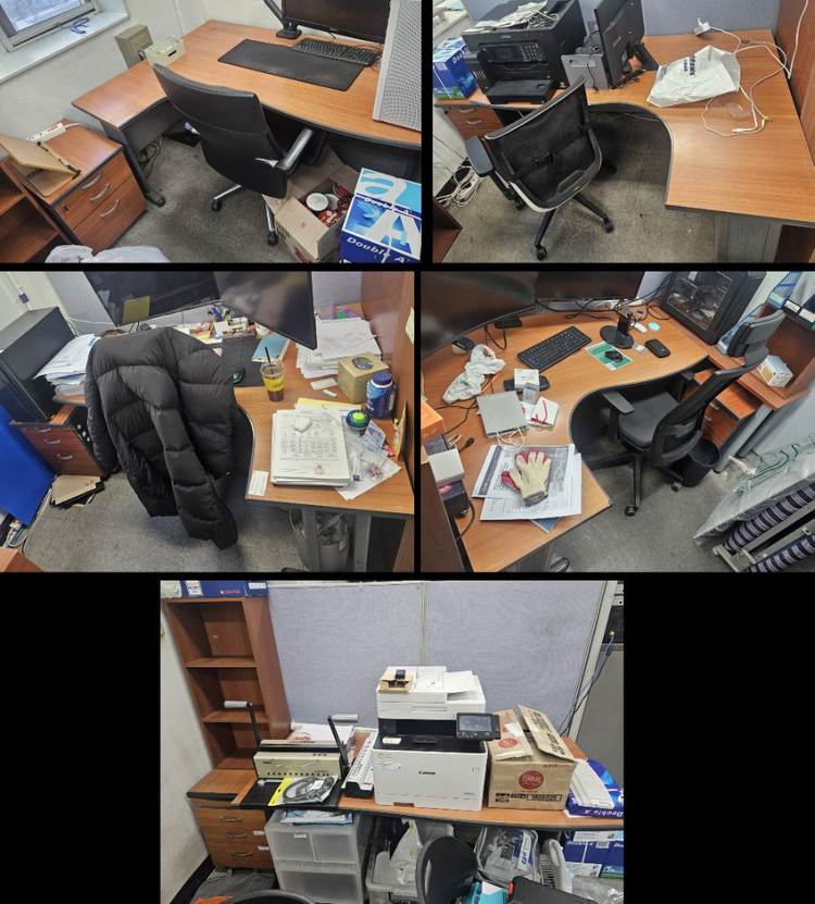 사무용 책상 의자 수납장 테이블 책장 판매합니다.--0