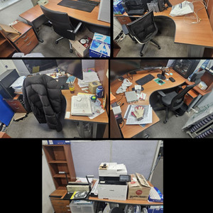 사무용 책상 의자 수납장 테이블 책장 판매합니다.