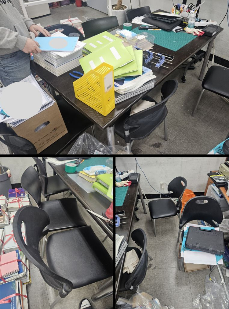 사무용 책상 의자 수납장 테이블 책장 판매합니다.--1