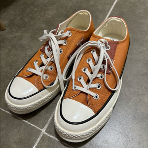 컨버스 주황/브라운 패치워크 스티치 240