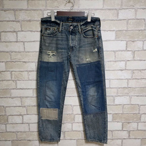 폴로 랄프로렌 리페어 패치 데님 류준열 헤링본 발마칸 무스탕 RRL 더블알엘 가죽 뉴스보이 이미지