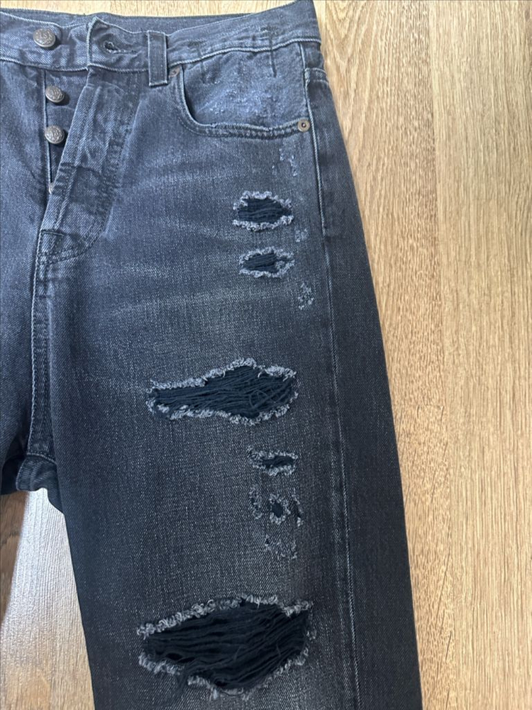 R13 흑청 데님 30--2