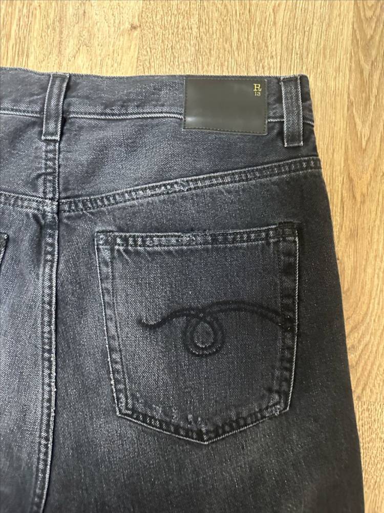 R13 흑청 데님 30--4