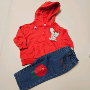 베베드피노 바지90+티셔츠90일괄