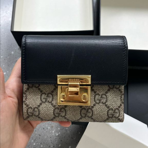 구찌 패드락 GG 수프림 지갑 (100% 정품) 이미지