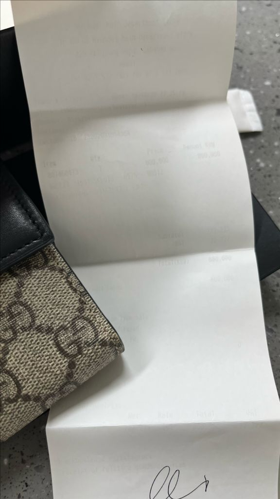 구찌 패드락 GG 수프림 지갑 (100% 정품) 이미지