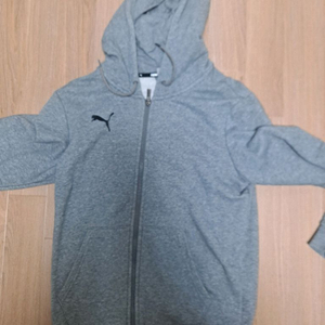 푸마 회색 후드집업