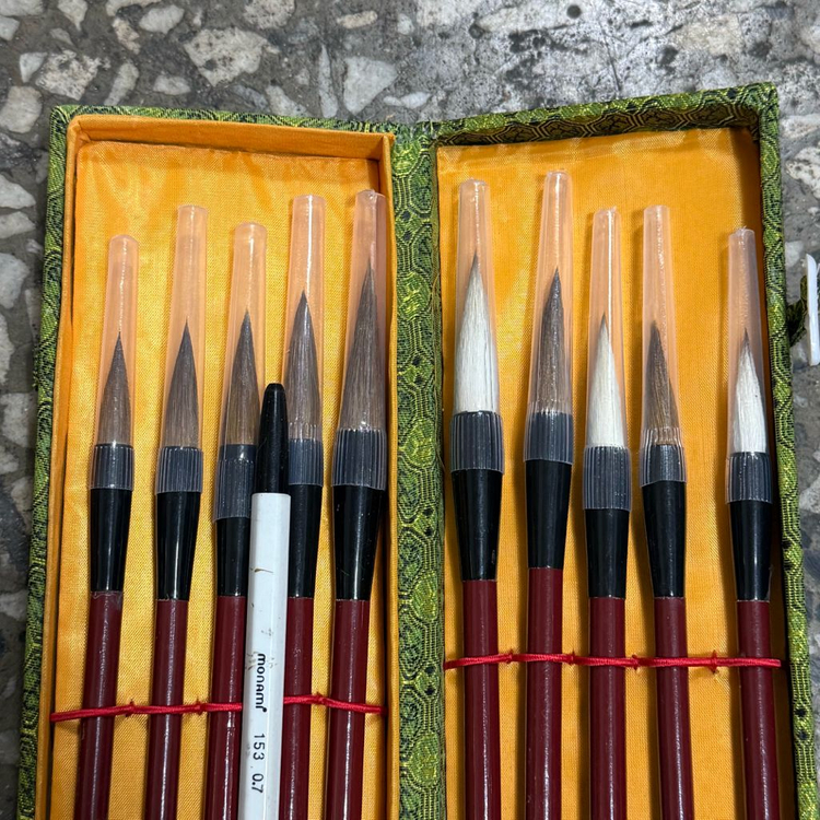 서예붓 서예용 붓세트 붓글씨용 한문 한자 사군자 캘리그라피 문방사우 필방 동양화 서양화 선물용 이미지