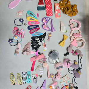 여아 머리핀&머리띠&보관함