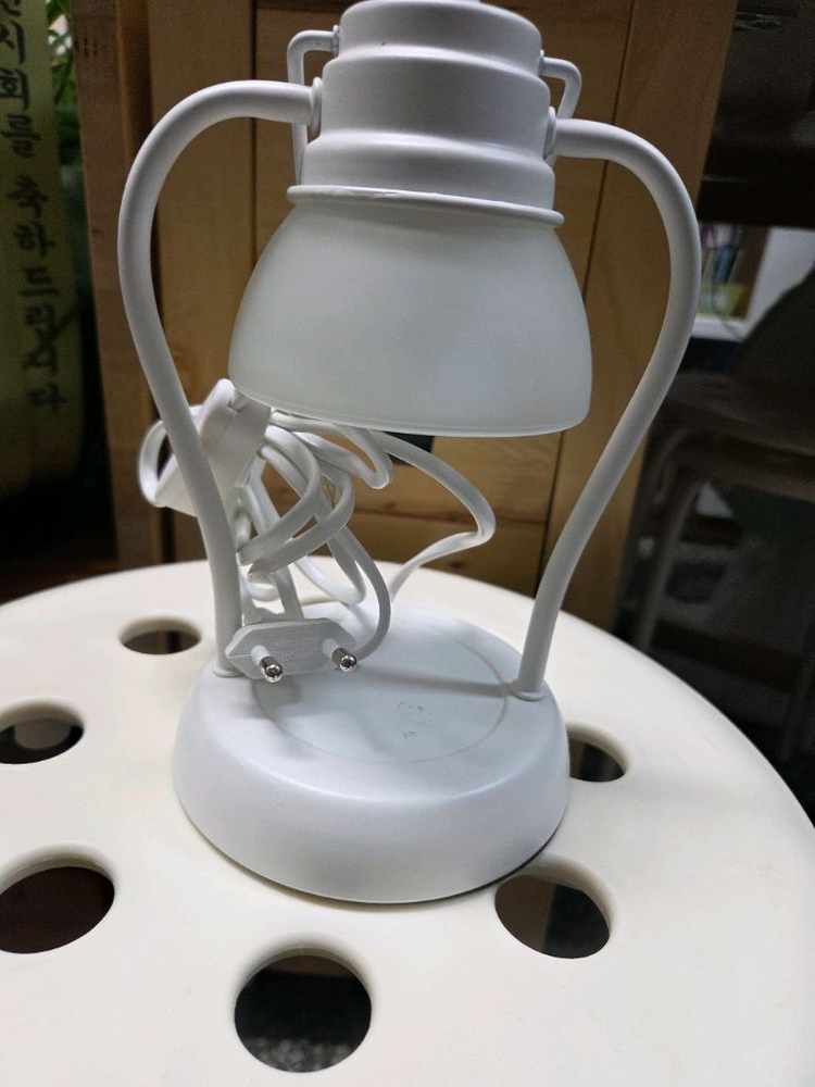 미니양키 캔들워머흰색할로겐--2