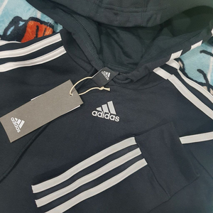 아디다스 기모 후드티 XS 사이즈 새상품