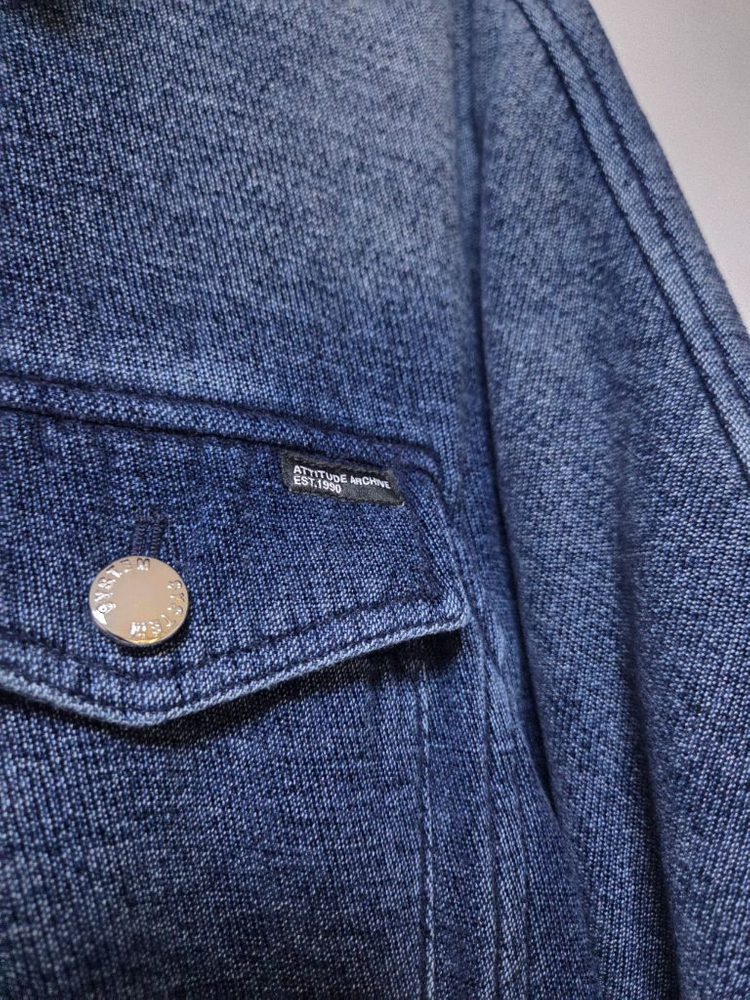 한섬 25fw신상 시스템 워시드 데님 패딩 자켓 55 (새것) 이미지