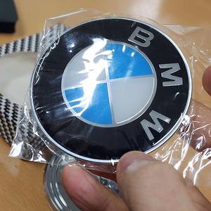 BMW 알로이 3D 로고 스티커 / 78mm