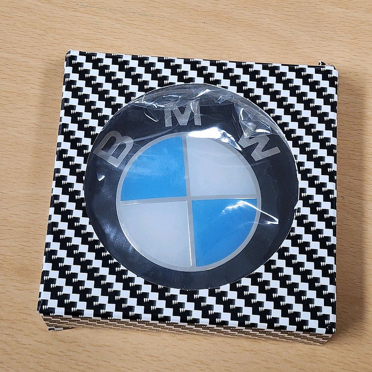 BMW 알로이 3D 로고 스티커 / 78mm--2