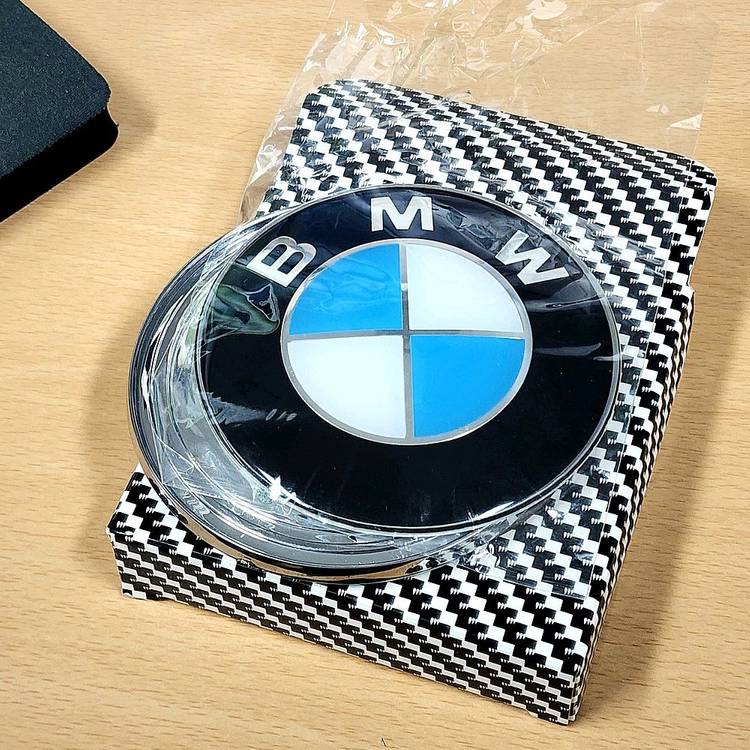 BMW 알로이 3D 로고 스티커 / 78mm--3