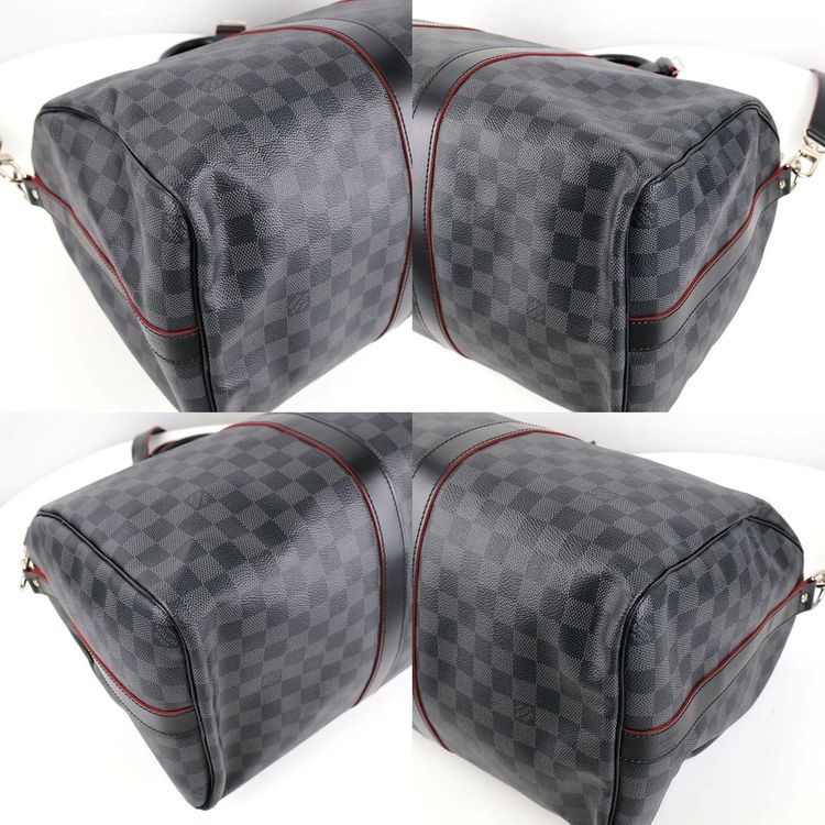 [중고명품다올] 루이비통 키폴 반둘리에 45 다미에 그라파이트 보스턴백 N41450 이미지