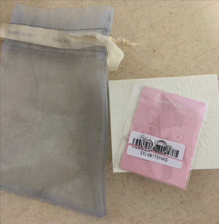 {세인트코스트 솔벨르 원터치귀걸이 실버{--3