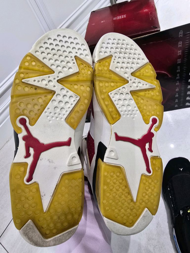 조던 카운트다운 팩 6중고+17NEW 280 6 카마인 17 올블랙 이미지