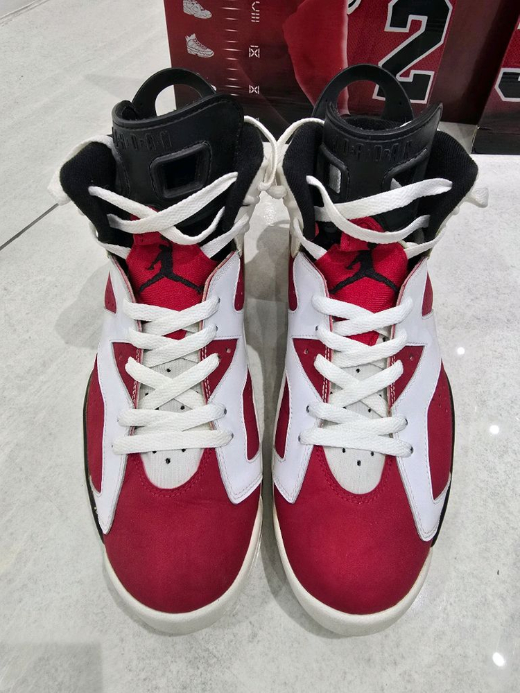 조던 카운트다운 팩 6중고+17NEW 280 6 카마인 17 올블랙 이미지