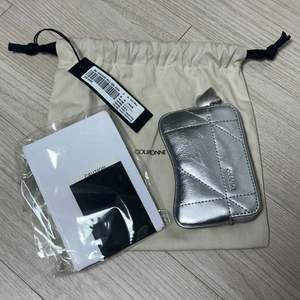 쿠론 이브레스 미니카드지갑 실버 (실사용 1회) 이미지