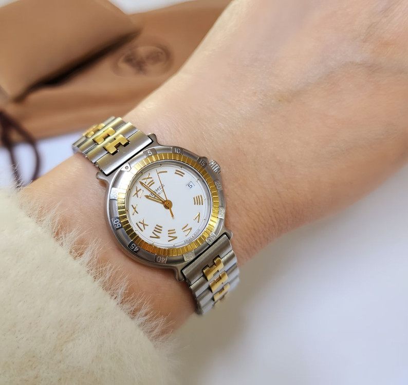 에르메스캡틴니모18k시계 정품 여성용--1