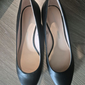 락포트 여성 검정 웨지힐 구두 235mm