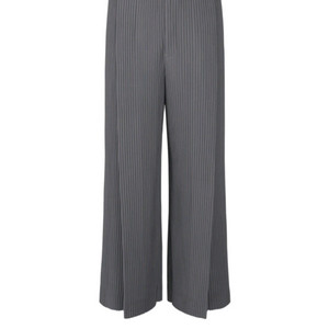 내림))옴므플리세 와이드팬츠 블랙/그레이 1사이즈 하-카-마