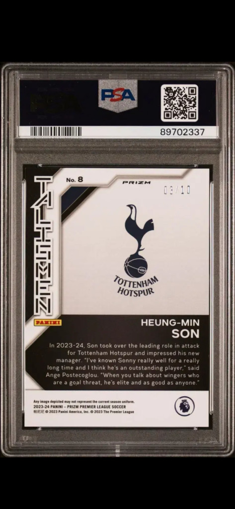 2023-24 파니니 프리즘 손흥민 Talismen Gold--1