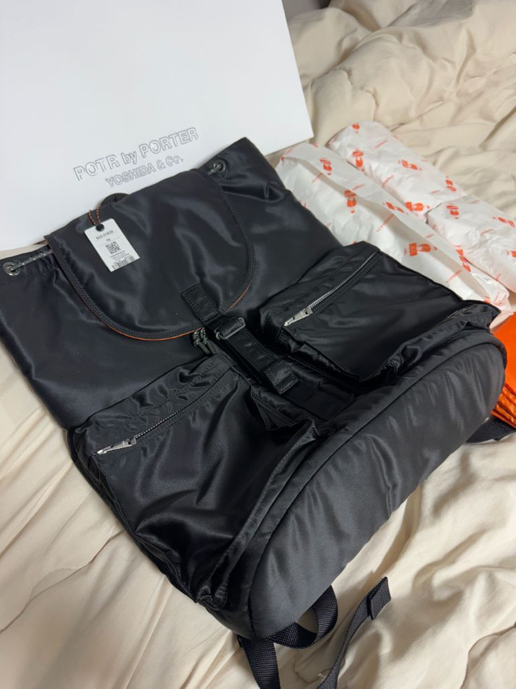 요시다 포터 뉴 탱커 럭색 백팩 블랙--1