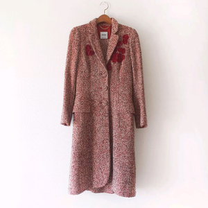 정품 모스키노 블랙라벨 트위드 코트 원피스 셋업 (I40/K90)