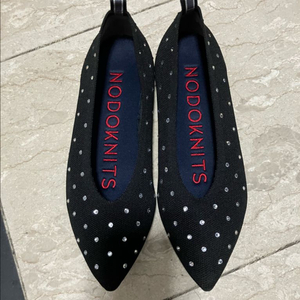 노도니트 크리스탈 플랫슈즈 245 (2회 착용) 12만원대 구매