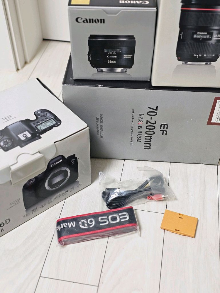캐논 EOS 6D Mark2 카메라+신계륵+새아빠+사무방 풀박--3