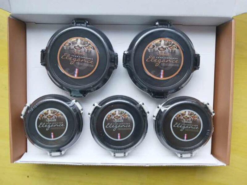 [미개봉] 쉬젤 엘레강스 푸드컨테이너 5종세트--5