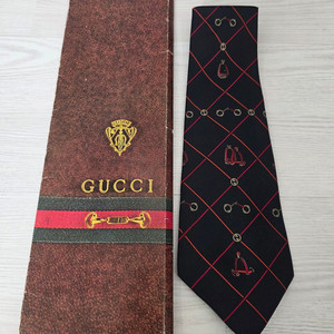 이태리 구찌 실크 넥타이 (미사용) 이미지