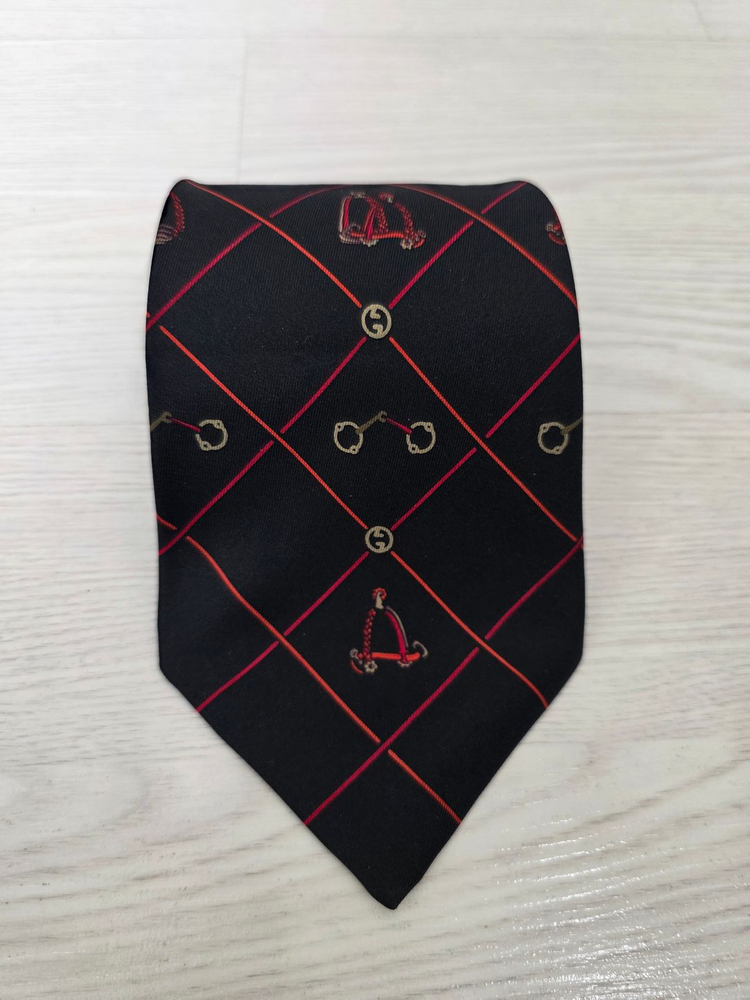 이태리 구찌 실크 넥타이 (미사용) 이미지
